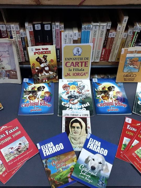 „Elena Farago şi Copiii” – expoziţie de carte la Filiala „Nicolae Iorga” – BJPD 04-01-2024