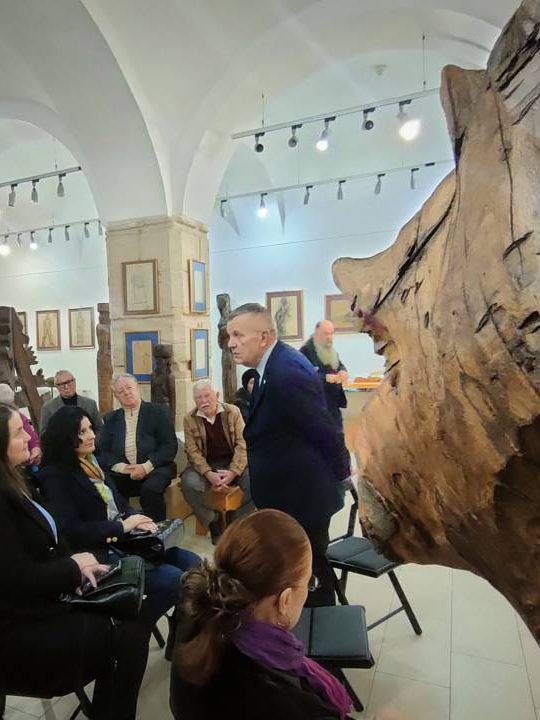 Seară omagială la Muzeul Memorial Gheza Vida – 111 ani de la nașterea marelui sculptor maramureșean, 28 februarie 2024 – Foto Adrian Man