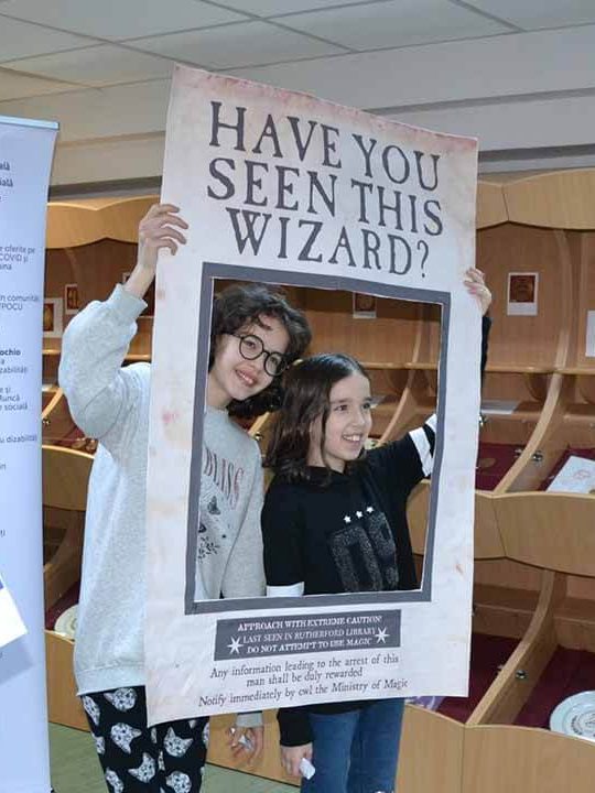 Teatru senzorial Harry Potter la biblioteca județeană – BJPD 15-02-2024