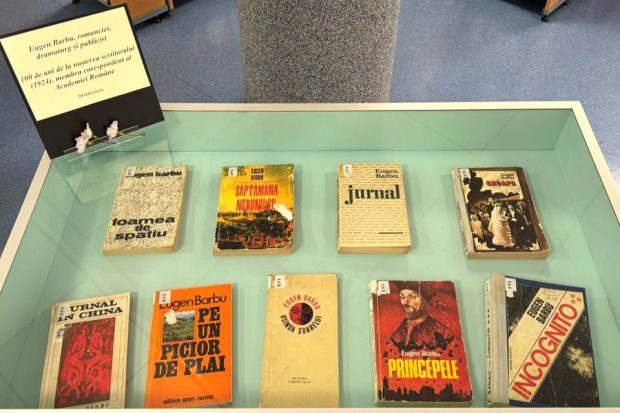 Vitrină de carte – Eugen Barbu, romancier, dramaturg și publicist – 100 de ani – BJPD 20-02-2024