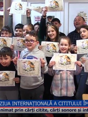 Ziua Internațională a Cititului Împreună la Biblioteca Orășenescă Tăuții-Măgherăuș 07-02-2024