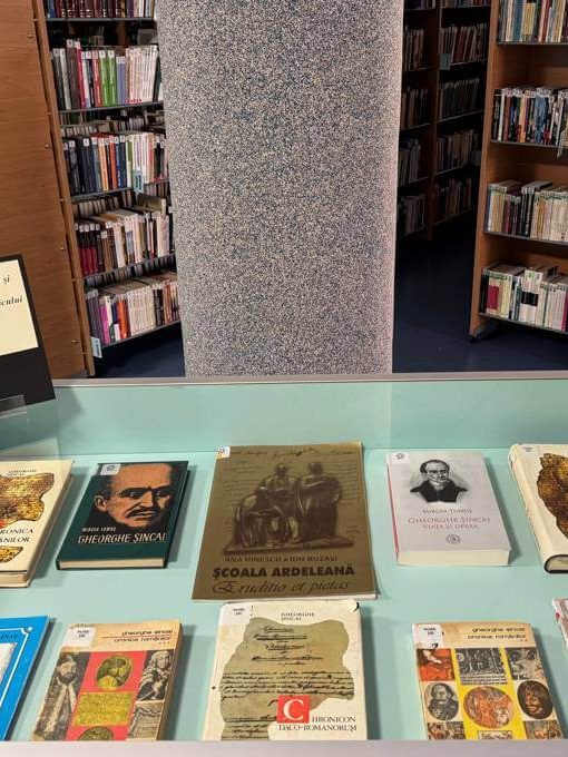 „Gheorghe Șincai – promotor al culturalizării” – Expoziții de carte la biblioteca județeană