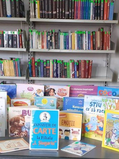 „Titluri de cărţi pentru copii” – expoziţie de carte realizată la Filiala „Ion Şiugariu”, BJPD 08-02-2024