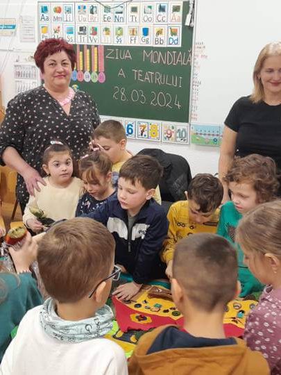 Am marcat Ziua Mondială a Teatrului cu elevii Liceului cu Program Sportiv Baia Mare – BJPD 28-03-2024