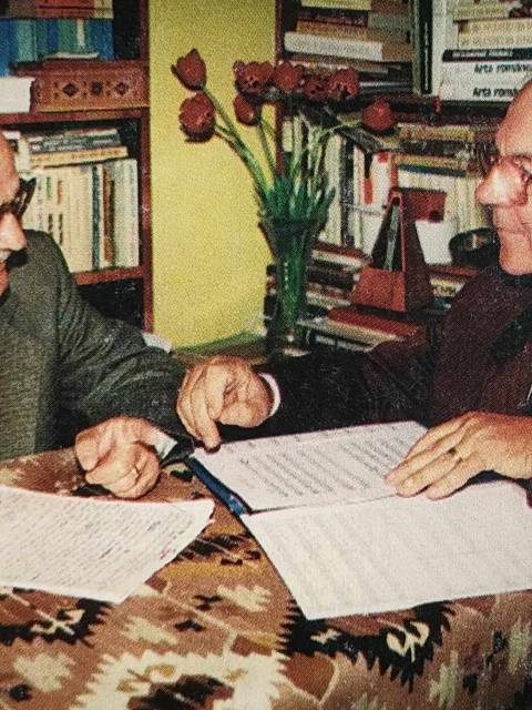 Convorbiri cu Ion Săcăleanu, autor Vasile Radu Ghenceanu, coperta IV, carte-dialog, 1999