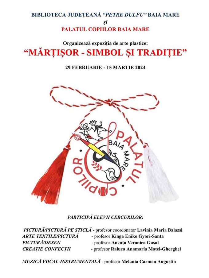 Expoziție – Martisorul – simbol si traditie – BJPD 07-02-2024