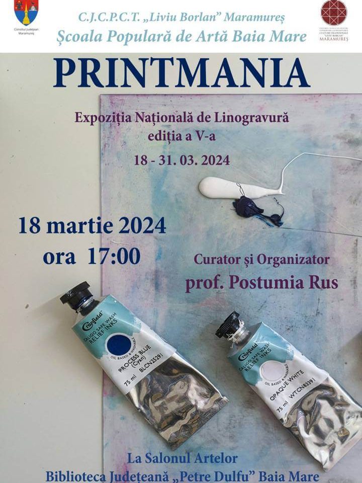 Expoziție Printmania – editia V – BJPD 18-03-2024