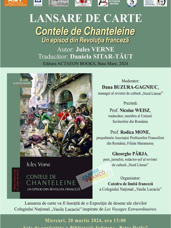 Lansare de carte – Contele de Chanteleine de Daniela Sitar-Taut – BJPD 20-03-202