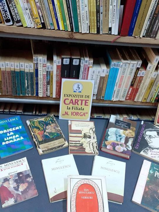 Ion Minulescu – „Romanţe pentru mai târziu” – expoziţie de carte la Filiala Iorga – BJPD 11-04-2024