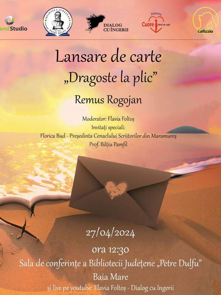 Lansare volum de poezii Remus Rogojan – BJPD 27-04-2024
