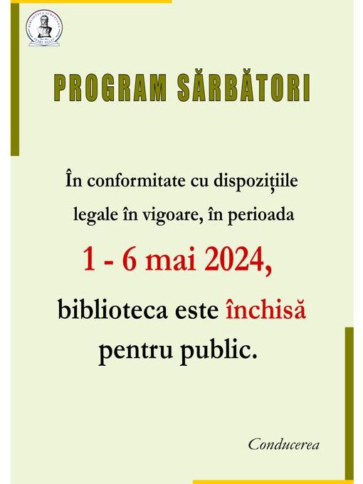 Program special PASTE 2024 – BJPD