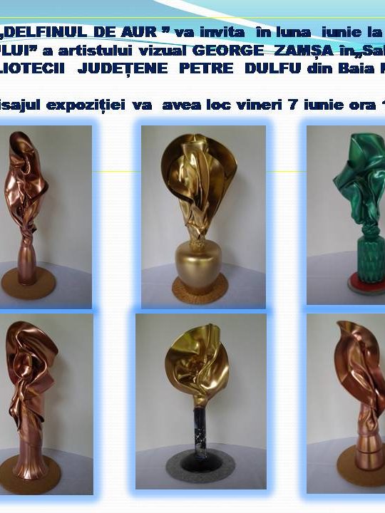 Expoziție de artă plastică „Florile dorului” a artistului vizual George Zamșa – BJPD 7 iunie 2024