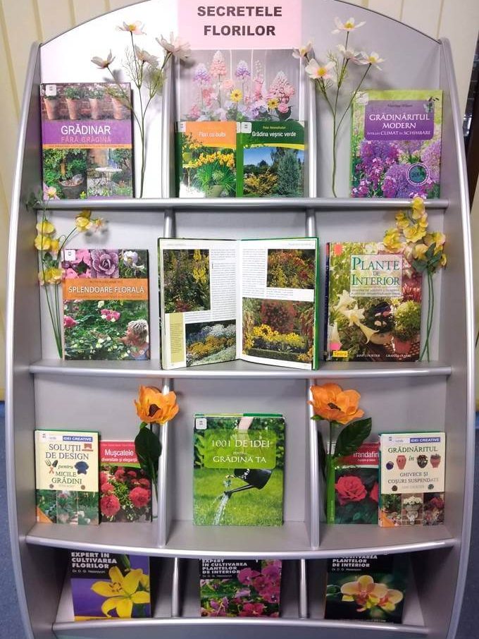 Secretele florilor ‒ Expoziție de carte – BJPD 08-05-2024