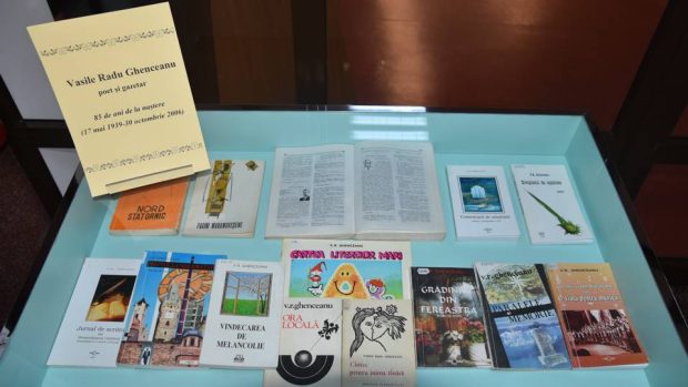 Vasile Radu Ghenceanu, poet și prozator – 85 de ani – Vitrină de carte – BJPD 17-05-2024