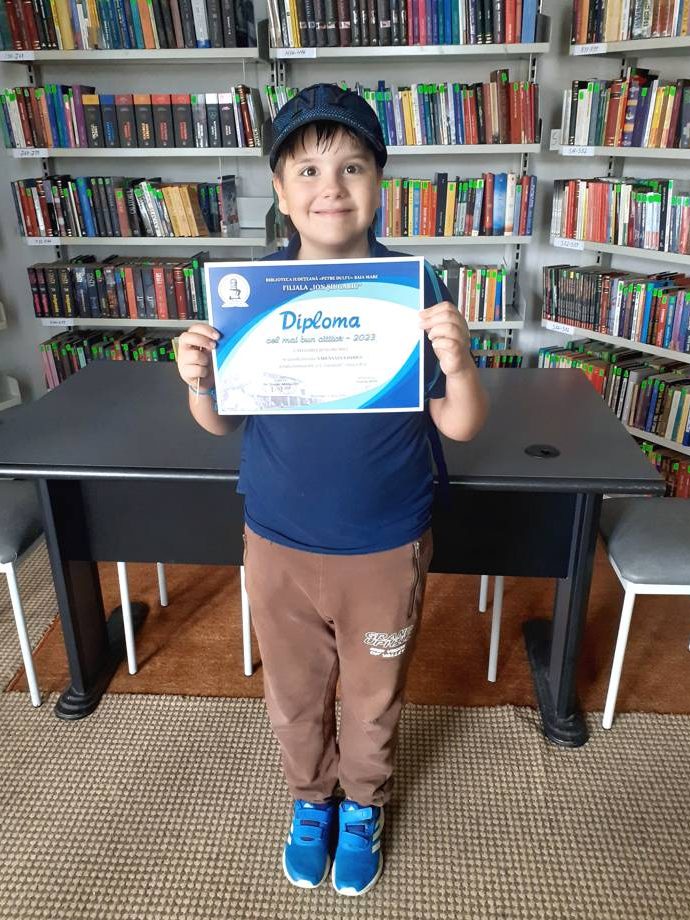 „Cel mai bun cititor” de la Filiala „Nicoale Iorga” – Festivitate de premiere – BJPD 30-05-2024