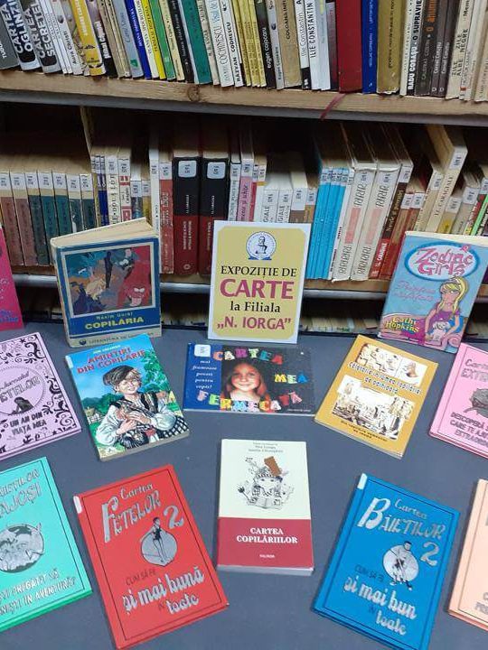 „Copilăria o lume dintr-o altă lume” – expoziţie de carte la Filiala „Nicolae Iorga” BJPD 31-05-2024