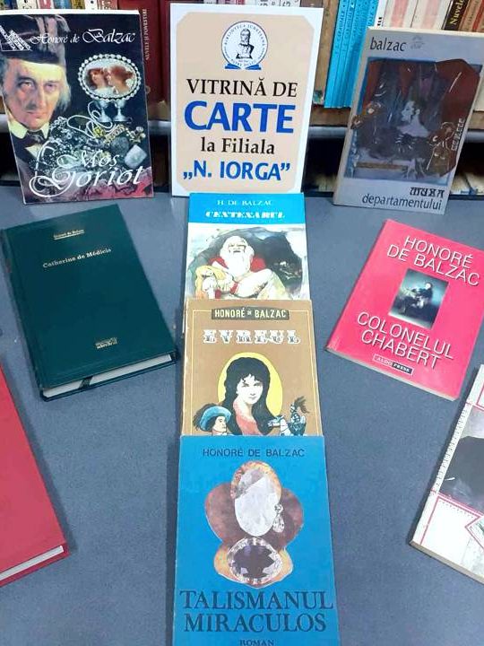„Honoré de Balzac, un romancier vizionar” – 225 de ani – Filiala Iorga – BJPD 20-05-2024
