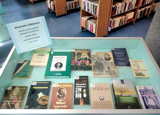 Alexandru Odobescu – 190 de ani de la nașterea istoricului şi scriitorului – Vitrină de carte BJPD 23-06-2024