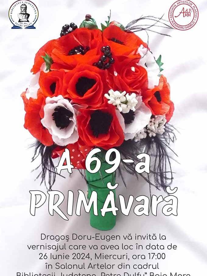 Expoziția de fotografie acvaprint „A 69-a primăvară”, Doru Dragoș – BJPD-26-06-2024