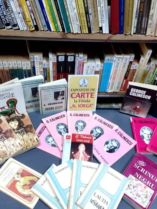 George Călinescu – 125 de ani de la naştere – Expoziţie de carte la Filiala Iorga – 19-06-2024