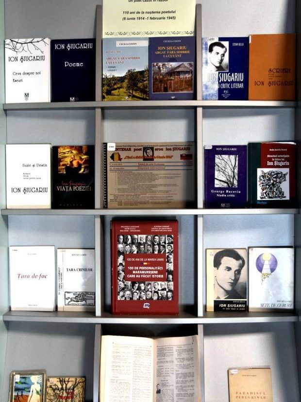 Ion Șiugariu – 110 ani de la nașterea poetului maramureșean – expoziție de carte BJPD 06-06-2024