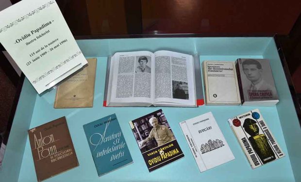 Ovidiu Papadima – ilustru folclorist – 115 ani – Vitrină de carte BJPD 23-06-2024