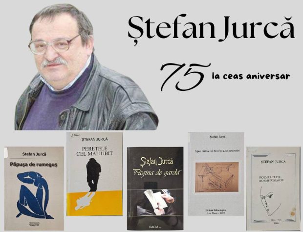 Scriitorul Ștefan Jurcă – 75 de ani de la naștere (1 iulie 1949, Sebiș, județul Arad)