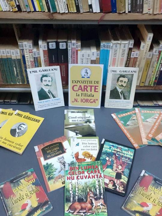 110 ani de la moartea scriitorului Emil Gârleanu – Expoziție de carte la Filiala „Nicolae Iorga” – BJPD 02-07-2024