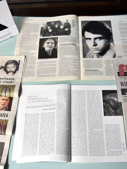 Adrian Păunescu – 81 de ani de la nașterea marelui poet român (1943 – 2010) – Expoziție de ziare și reviste – 20 iulie 2024
