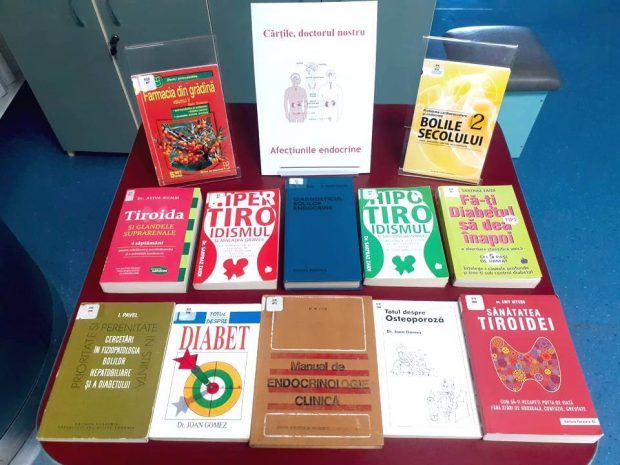 Cărțile, doctorul nostru – Afecțiunile endocrine – Expoziţie de carte BJPD 26-07-2024