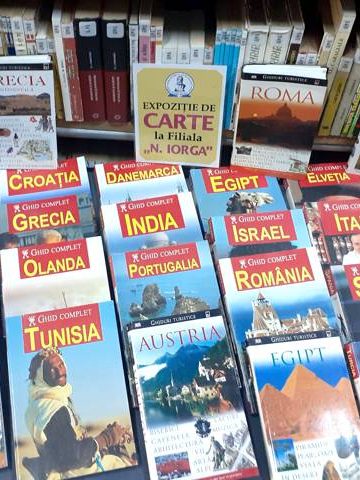 Expoziţie de ghiduri turistice la Filiala „Nicolae Iorga” – BJPD 09-07-2024