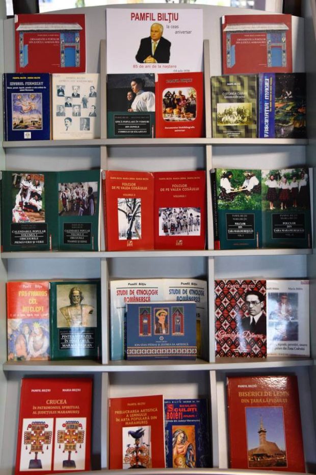 Pamfil Bilțiu la ceas aniversar – 85 de ani (14 iulie 1939) – Expoziție de carte – BJPD-14-07-2024