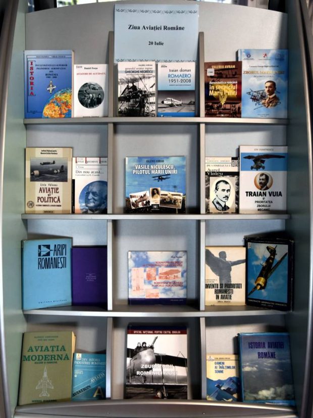 Ziua Aviației Române – Expoziție de carte la BJPD – 20 Iulie 2024