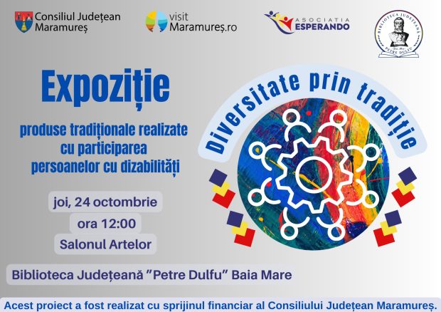 Afiș expoziție Diversitate prin cultură