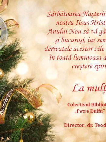 Felicitare Craciun 2024