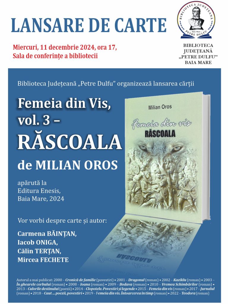 Lansare Milian Oros – Rascoala