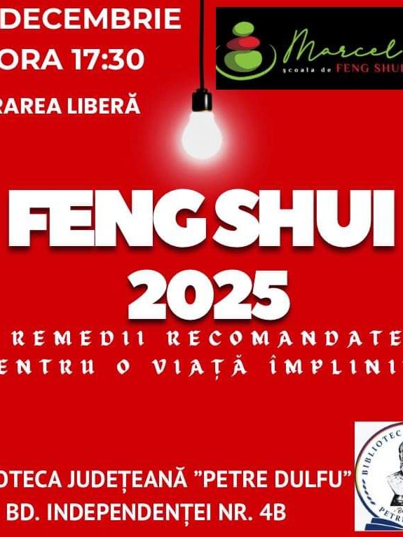 afis conferinta Feng Shui