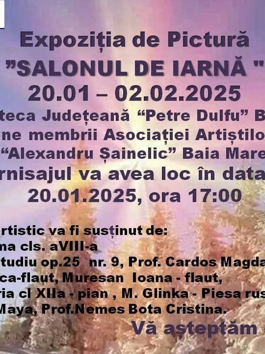 20.01.2025_afis Salonul de iarna AAP Sainelic