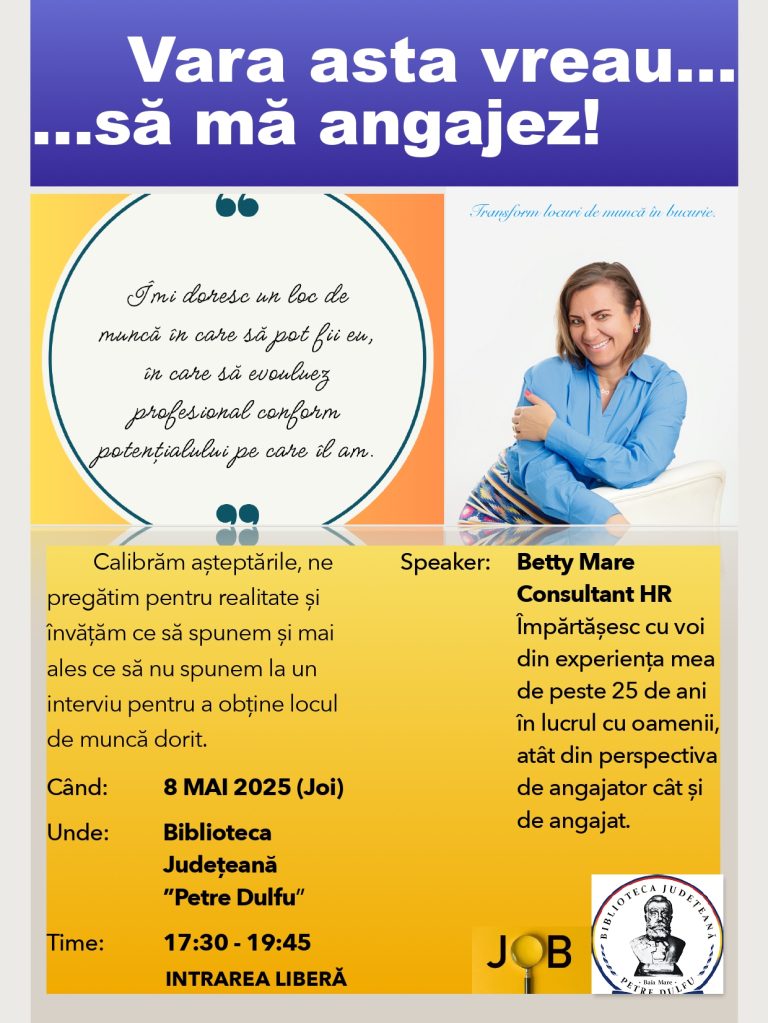 Vara asta vreau sa ma angajez_8 mai 2025