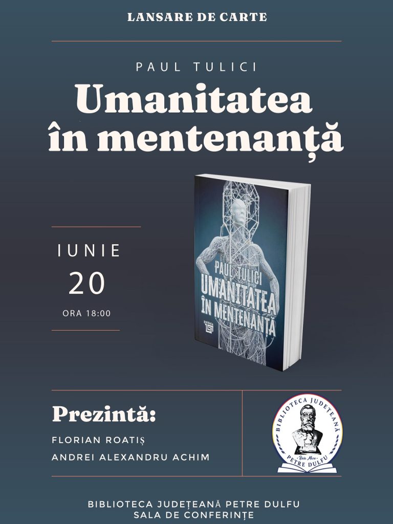 Afis lansare carte Paul Tuliciu_web
