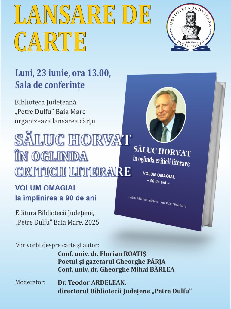Lansare Saluc Horvat 2025