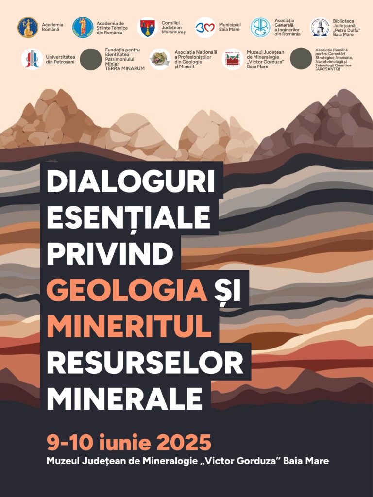 afis Dialoguri despre geologie si minerit