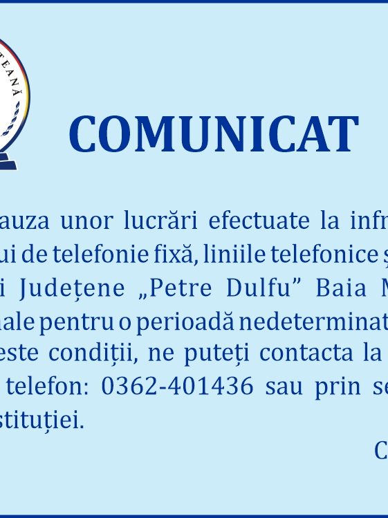 comunicat