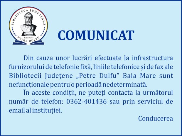 comunicat