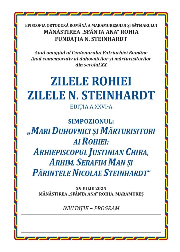 Zilele-Rohiei-29 iulie-2025-prima-pagina