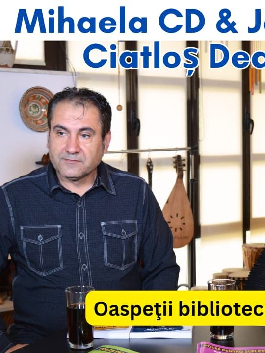Mihaela CD & Johnny CD-oaspetii bibliotecii