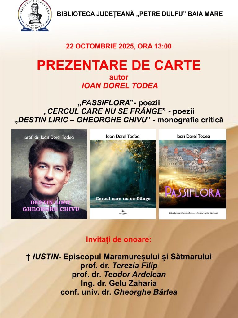 22.10.2025_afis lansare volume Dorel Todea