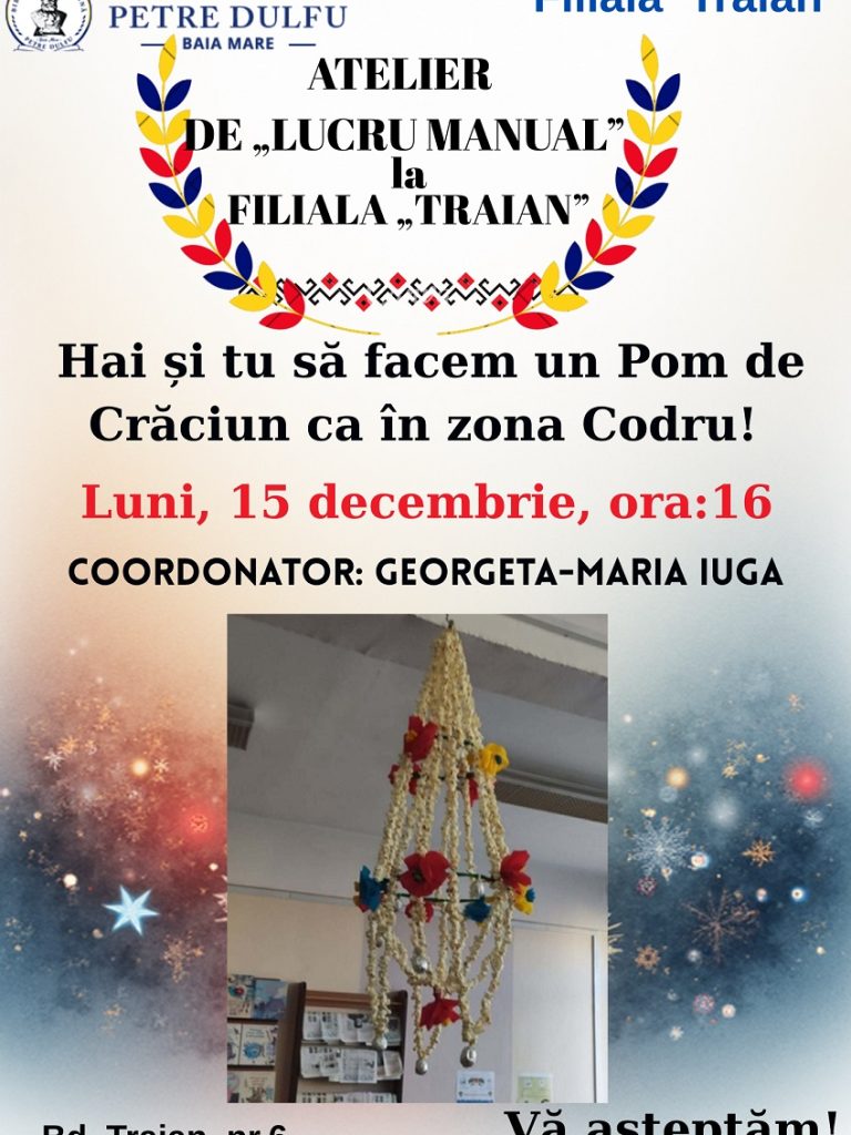 afis Pom de Crăciun -zona Codru_web