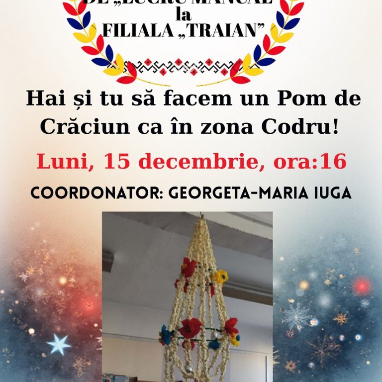 afis Pom de Crăciun -zona Codru_web